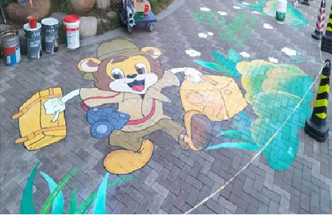 马尔康夏季画地面彩绘会遇到的问题