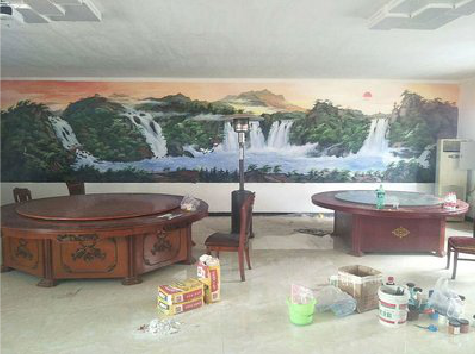 马尔康墙绘-写实风景