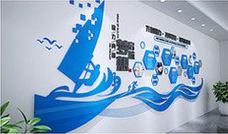 马尔康海浪主题文化墙如何设计？