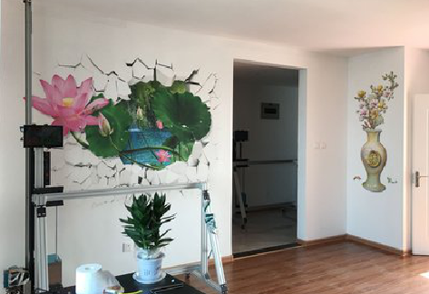 马尔康墙体彩绘相比墙纸的优势。