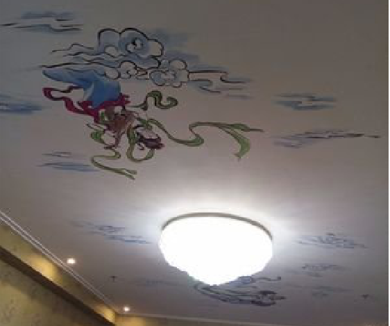 马尔康如何快速绘制天花板上的手绘墙？