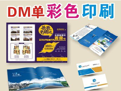 马尔康单页印刷，色彩搭配简单。