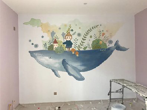 马尔康手绘墙的特点及优势。